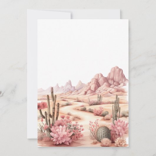 Das ist nicht mein erstes Rodeo zu meinem zweiten  Einladung (Rückseite)