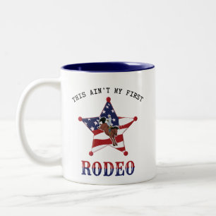 Das ist nicht mein erstes RODEO Zweifarbige Tasse