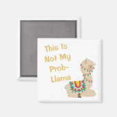 Das ist nicht mein Probllama Llama Magnet (Vorderseite/Rückseite)