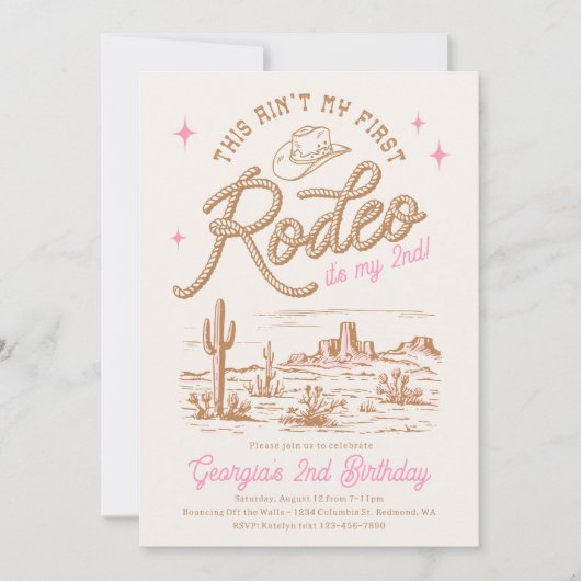 Das ist nicht meine erste Einladung (Vorderseite)