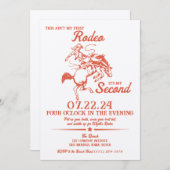 Das ist nicht meine erste Rodeo-Einladung Einladung (Vorne/Hinten)