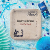 Das ist nicht meine erste Rodeo-Papierplatte Pappteller (Party)