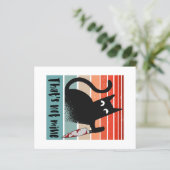 Das ist nicht meine, Unschuldige Katze mit Messer  (Stehend Vorderseite)