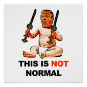 Das ist NICHT normal! Protestsignatur Poster (Vorderseite)