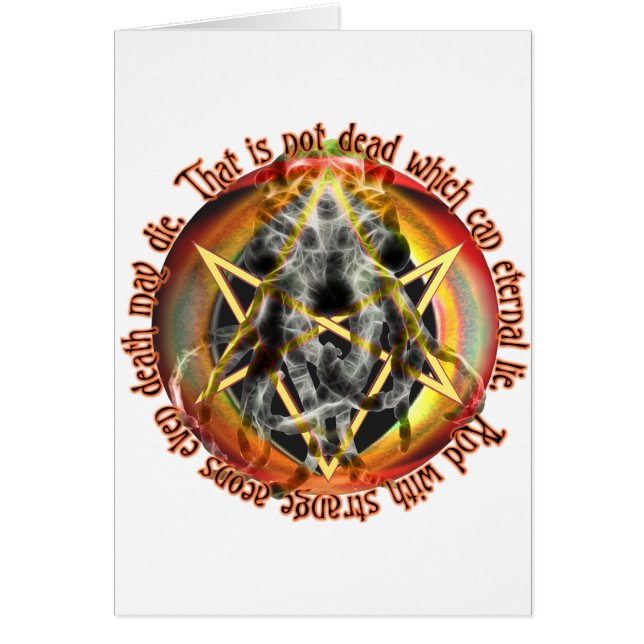 Das ist nicht tot, das ewige Lügen kann (Vorne)