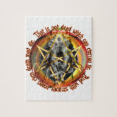 Das ist nicht tot, das ewige Lügen kann Puzzle (Vertikal)