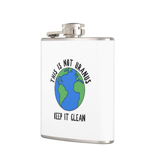 Das ist nicht Uranus, Behalten, sauber Flachmann (Links)