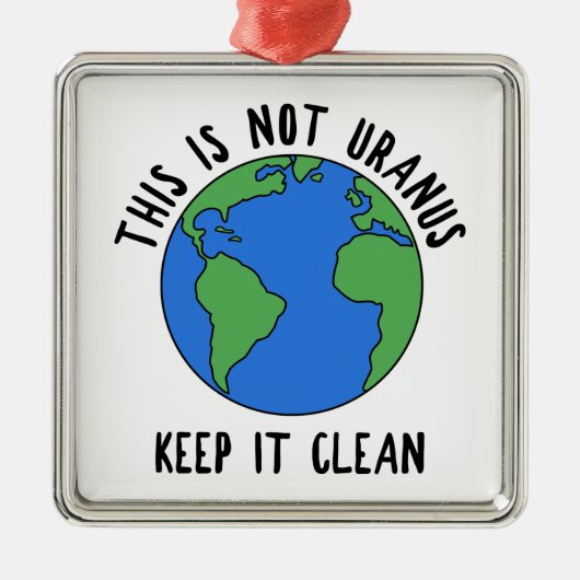 Das ist nicht Uranus, Behalten, sauber Ornament Aus Metall (Vorne)