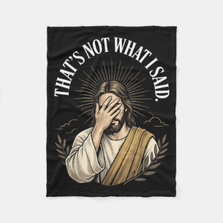 Das ist nicht, was der christliche Jesus-Glaube Me Fleecedecke