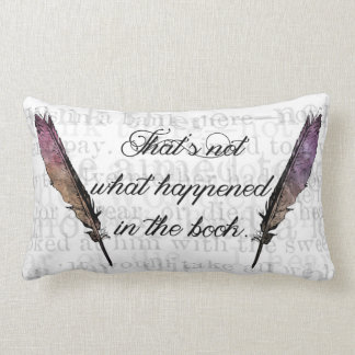 Das ist nicht, was im Buch geschah Lendenkissen
