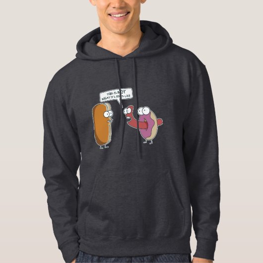 Das ist nicht, wonach es aussieht hoodie (Vorderseite)