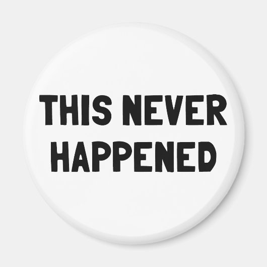 Das ist nie passiert magnet (Vorne)