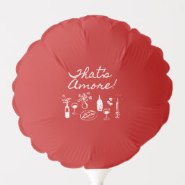 Das ist noch ein italienisches Pizzas-Brautparty Ballon
