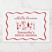 Das ist noch ein italienisches Pizzas-Brautparty Schaumweinetikett (Einzelnes Label)