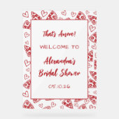 Das ist noch ein Pizza Brautparty Willkommenszeich Acrylschild (Vorderseite)