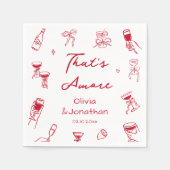 Das ist noch Hochzeit Serviette (Vorderseite)