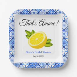 Das ist noch mehr | Brautparty Lemon Pappteller