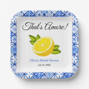 Das ist noch mehr Brautparty Lemon Pappteller