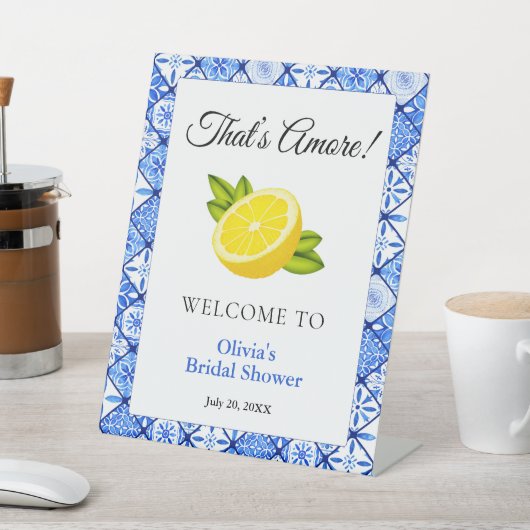 Das ist noch mehr | Brautparty Lemon Sockelschild (In SItu)