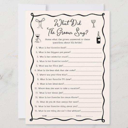 Das ist noch mehr Brautparty, was der Groom gesagt Einladung (Vorderseite)