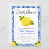 Das ist noch mehr | Italienisches Lemon-Foto-Braut Einladung (Vorderseite)