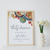 Das ist noch nicht alles! Begrüßungszeichen für it Poster