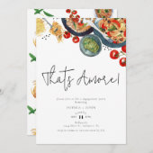 Das ist noch nicht alles! Italienische Lebensmitte Einladung (Vorne/Hinten)