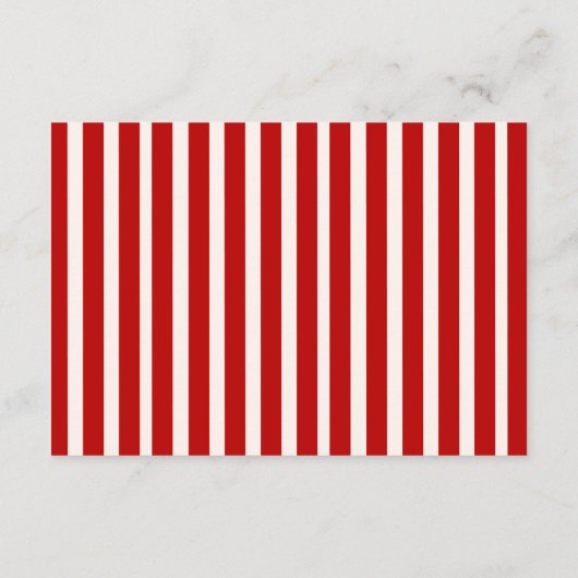 Das ist noch nicht alles! Italienische Rote Detail Begleitkarte (Rückseite)