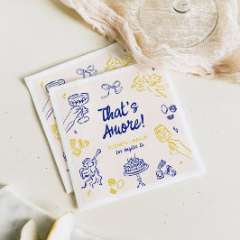 Das ist noch nicht alles! Italienische Verlobung b Serviette