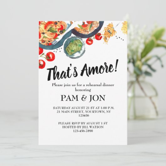 Das ist noch nicht alles! Probe Brunch Dinner Einl Einladung (Stehend Vorderseite)