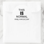 Das ist normal runder aufkleber (Tasche)