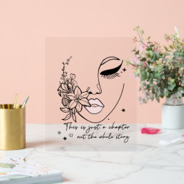 Das ist nur ein positives Kapitelzitat Acrylschild