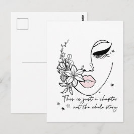 Das ist nur ein positives Kapitelzitat Postkarte
