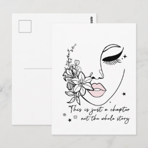 Das ist nur ein positives Kapitelzitat Postkarte