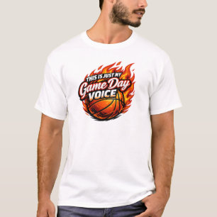 Das Ist Nur Meine Stimme Am Spieltag Lustiger Ba T-Shirt