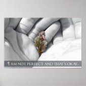 "Das ist okay" Motivation Affirmation Poster (Vorne)