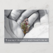 "Das ist okay" Motivation Affirmation Postkarte (Vorderseite)