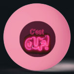 Das ist Ouf! {Es ist verrückt!) Neon Pink Phrase. Tischtennisball<br><div class="desc">Das ist Ouf! {Es ist verrückt!) Neon Pink Phrase Ping Pong Ball</div>