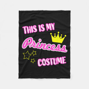 Das ist Prinzessin Kostüm Lustig Halloween Kinder  Fleecedecke