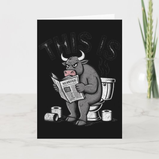 Das Ist Quatsch Sarkastisch Lustig Karte (Vorderseite)