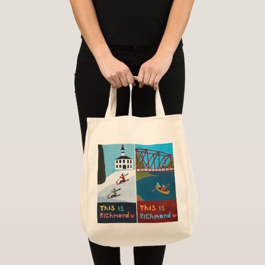 Das ist Richmond Grocery Tasche (Design #1) (Vorderseite (Produkt))