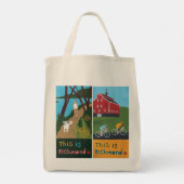 Das ist Richmond Grocery Tasche (Design #1) (Rückseite)