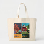 Das ist Richmond Tote Bag (Design #2) Jumbo Stoffbeutel (Vorne)