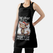 Das ist richtig, ich bin auf der unheimlich langen schürze (InSitu)