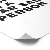 DAS IST RICHTIG, ICH BIN AUTOVERKÄUFER POSTER (Ecke)