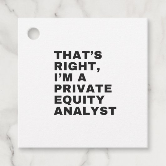 DAS IST RICHTIG, ICH BIN EIN PRIVATER ANALYST FÜR  GESCHENKANHÄNGER (Vorderseite)