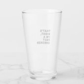 DAS IST RICHTIG, ICH BIN EIN TATSÄCHLICHES SCHACHB GLAS (Rückseite)