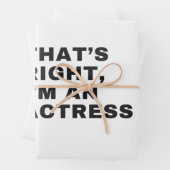 DAS IST RICHTIG, ICH BIN EIN ZUGRIFF GESCHENKPAPIER SET (Beispiel)