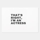 DAS IST RICHTIG, ICH BIN EIN ZUGRIFF GESCHENKPAPIER SET (Vorderseite)