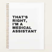 DAS IST RICHTIG, ICH BIN MEDIZINISCHER HILFE PLANER (Vorderseite)